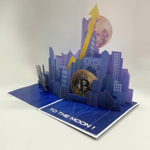 Bitcoin Pop Up Card "To the Moon" - Image 6